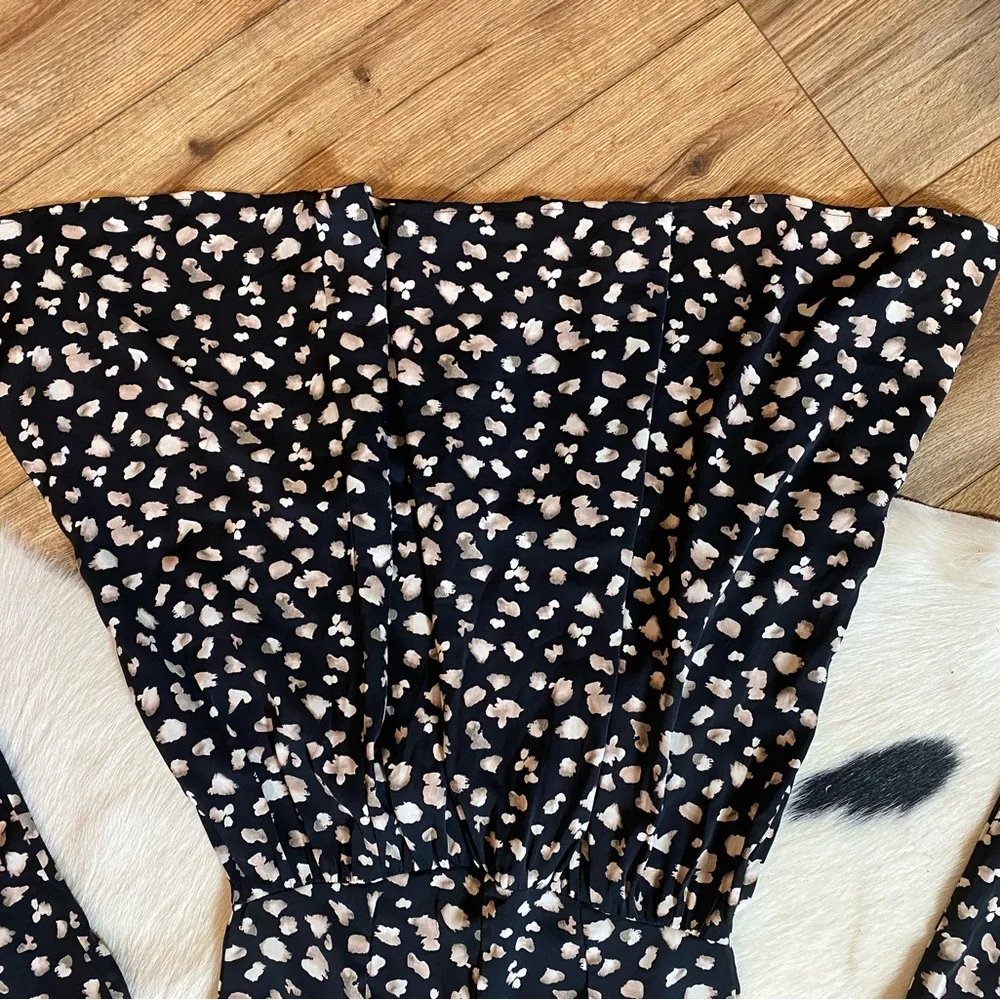 Abercrombie & Fitch mini dress, all-over animal print, V-Neck - Picture 6 of 11